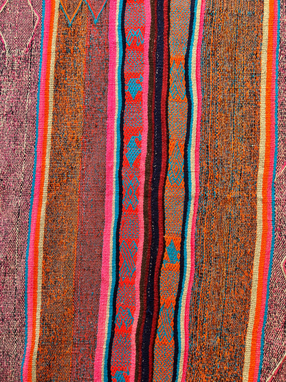 PERUVIAN ETHNIC RUG / Frazada / Home Decoration / Blanket/ Natural colors/ Carpet/ Premium Quality Teppich / Vintage