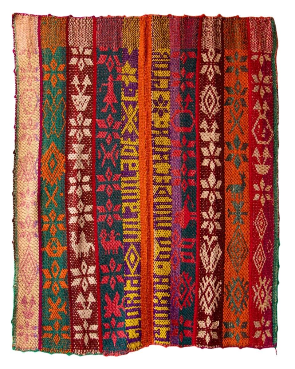 PERUVIAN ETHNIC RUG / Frazada / Home Decoration / Blanket/ Natural colors/ Carpet/ Premium Quality Teppich / Vintage - PeruvianCulturesPeruPERUVIAN ETHNIC RUG / Frazada / Home Decoration / Blanket/ Natural colors/ Carpet/ Premium Quality Teppich / VintagePeruvianCulturesPeruvianCulturesPeruA.1.2024