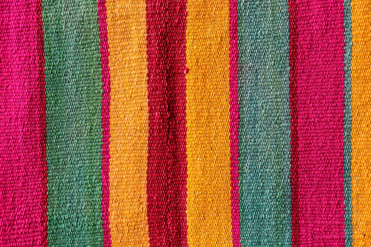 Peruvian Handwoven Wool Green and Yellow Rug – Striped Pattern (165×170cm) - PeruvianCulturesPeruPeruvian Handwoven Wool Green and Yellow Rug – Striped Pattern (165×170cm)RugsPeruvianCulturesPeruvianCulturesPeruF00086302.10